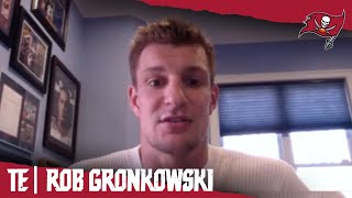 Rob Gronkowski on Why He Joined the Bucs amp Playing with Tom Brady  Press Conference [upl. by Ireg]