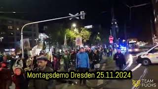 Montagsdemo Dresden 25112024 [upl. by Fagin]