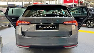 SKODA OCTAVIA FACELIFT 2024  PRACTICALITY test trunk space amp COOL features COMBI [upl. by Tonya538]