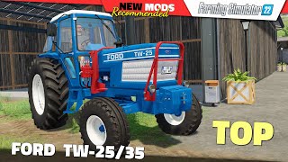 FS22  FORD Series TW2535 v14 UPDATE  Farming Simulator 22 New Mods Review 2K60 [upl. by Nnorahs]