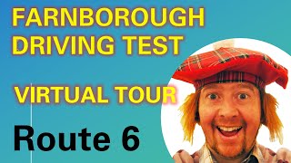 Farnborough driving test route 6 VR [upl. by Neerehs]