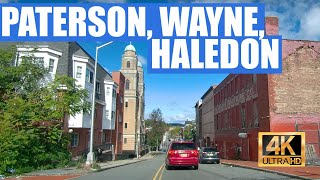 Driving around Paterson Wayne William Paterson University and Haledon NJ 4K [upl. by Garnette744]