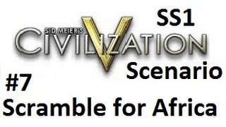 DeadLeggedGamers Civilization 5 Scenario Scramble for Africa SS 1 7 [upl. by Alroy]