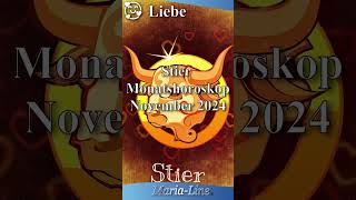 Stier LIEBE ❤️ Horoskop November 2024 [upl. by Namas]