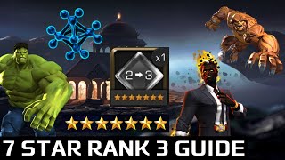 7 STAR RANK 3 CHAMPION GUIDE The Best Rankups For Each Class  Mcoc [upl. by Ellersick658]