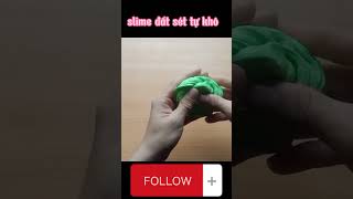 chơi slime đất sét tự khô cực đẹp  cách làm slime đất sét tự khô slime [upl. by Luapleahcim]