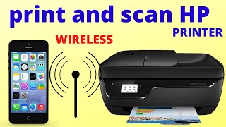 How To Print AND Scan To A HP Printer Using smartphone हिंदी [upl. by Sada103]