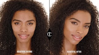 How to use Hollywood Flawless Filter to BLEND with your foundation  Charlotte Tilbury [upl. by Aleil]