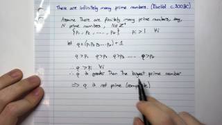 Ext2 Proof Contradiction  There are Infinitely many Prime Numbers Euclid c 300 BC [upl. by O'Callaghan251]