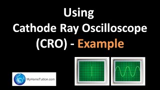 Using Cathode Ray Oscilloscope CRO  Example  Electronics [upl. by Marcella]