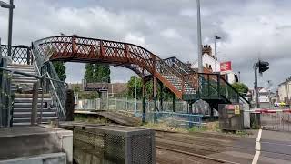 Bedhampton level crossing Hampshire [upl. by Aztiraj572]