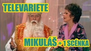 Mikuláš  1 Scénka TELEVARIETE Televariete JiřinaBohdalová dvořák retroshow vtipzastovku [upl. by Keavy]