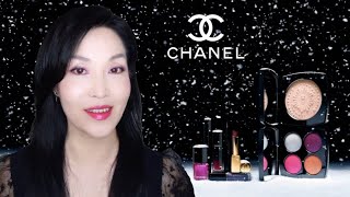 CHANEL Holiday 2024 Makeup Collection Part I  Review Swatches Makeup Look [upl. by Marga107]