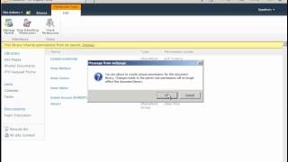 How to Assign Permissions to a Document Library in SharePoint 2010  SharePoint 2010 Tutorials [upl. by Licna]