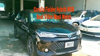 Corolla Fielder Hybrid WXB  New Car Wheels Zone [upl. by Ahseia]