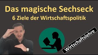 Das magische Sechseck  6 Ziele der Wirtschaftspolitik [upl. by Asuncion]