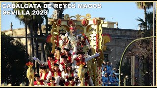 4K  CABALGATA REYES MAGOS 2023 COMPLETO SEVILLA [upl. by Durkin]