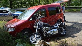 Edersee Motorradfahrer nach Unfall in Klinik geflogen [upl. by Leoj852]