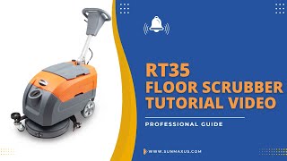 Professional RT35 Floor Scrubber Installation and Operation Guide [upl. by Orestes]