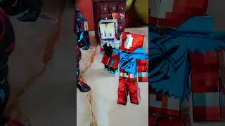 Tu te quedas 😅 Scarlet Spider y Spider Gwen short shorts papercraft minecraft spiderverse xd [upl. by Nylhsoj223]