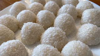 Comment faire des Perles de coco fraîche  Recette dessert facile  Le Riz Jaune [upl. by Odawa]