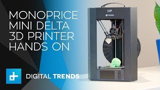 Monoprice Mini Delta 3D Printer  Hands On Review [upl. by Eelyk565]