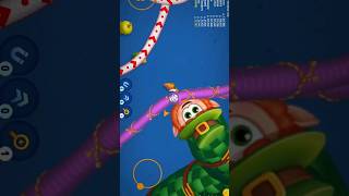 🐍WormsZone io❤️001 Slither IO snake world record magicslithersnakegameplay games shorts [upl. by Conrade]