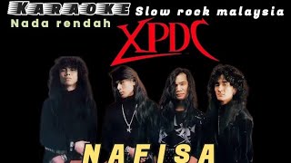 NAFISAxpdc  KARAOKE slow rock malaysia [upl. by Novihs370]