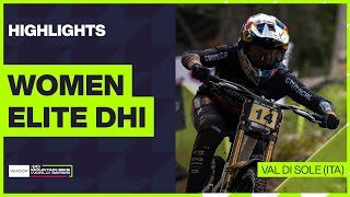 Val di Sole  Women Elite DHI Highlights  2024 WHOOP UCI Mountain Bike World Cup [upl. by Mingche]