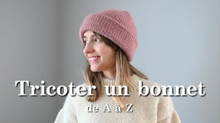 Tutoriel  Tricoter pas à pas le bonnet Grand Nord [upl. by Ameehs]