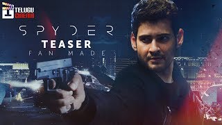 Spyder TEASER Fan Made  Mahesh Babu  Rakul Preet  SJ Suriya  AR Murugadoss  SpyderTeaser [upl. by Neelon]