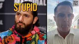 I Didnt Know Jorge Masvidal was this Stupid [upl. by Alleris78]