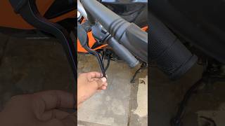 Clutch problem to my bike ktm duke 200 telugushorts minivlog [upl. by Kcerred]