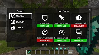 The Best UI Pack for Minecraft PE 121 [upl. by Anoyi]