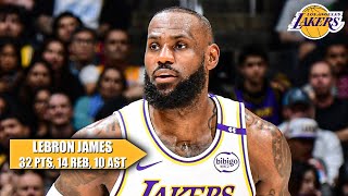 LeBron James’ TRIPLEDOUBLE leads Lakers to best start since 201011  NBA on ESPN [upl. by Bushey]