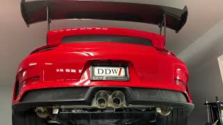 2019 Porsche GT3RS with Titanium JCR Exhaust [upl. by Sonafets505]