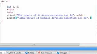 C Programming Tutorial8 Modular Division [upl. by Elsie]