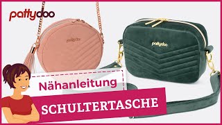 Taschen nähen  Anleitung für edle Handtaschen aus Kunstleder mit Reißverschluss [upl. by Kcyrred]