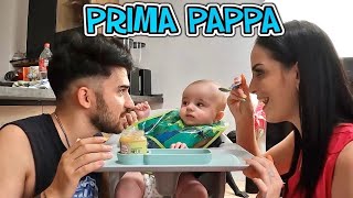 LA PRIMA PAPPA DI MARTINO ❤️ quotiniziamo lo svezzamento [upl. by Ssegrub]