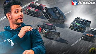 CÉTAIT CHAUD À TALLADEGA   Truck Series  iRacing [upl. by Ardnoyek]