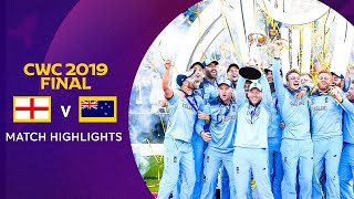 Cricket World Cup 2019 Final England v New Zealand  Match Highlights [upl. by Yelhs]