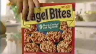 Bagel Bites Commercial 1996 [upl. by Annibo]