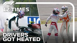 12 Times F1 Drivers Got Heated [upl. by Linnette762]