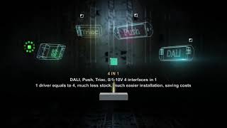 4 Dimming Interfaces in 1 Intelligent Driver SRPTRIAC10CC [upl. by Ellehciram]