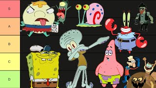 Spongebob Character Tier List 🍍 [upl. by Nuhsed715]