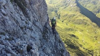 Klettersteig Lachenspitze Nordwand [upl. by Htnamas568]