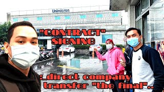 factory worker contract signing UNIMICRON COMPANY HSINCHU BRANCH  unimicron taoyuan  ariz tv 47 [upl. by Blanchette]