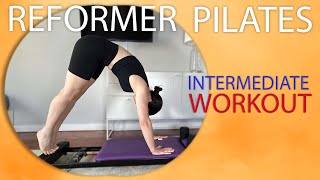 Reformer Pilates Workout  Intermediate  Full Body [upl. by Heilman166]