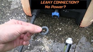 Pressure Washer LEAKING WATER amp NO POWER  Fix It [upl. by Dnalrag473]