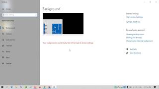 how to fix desktop background not showing in windows 10 [upl. by Reffinnej]